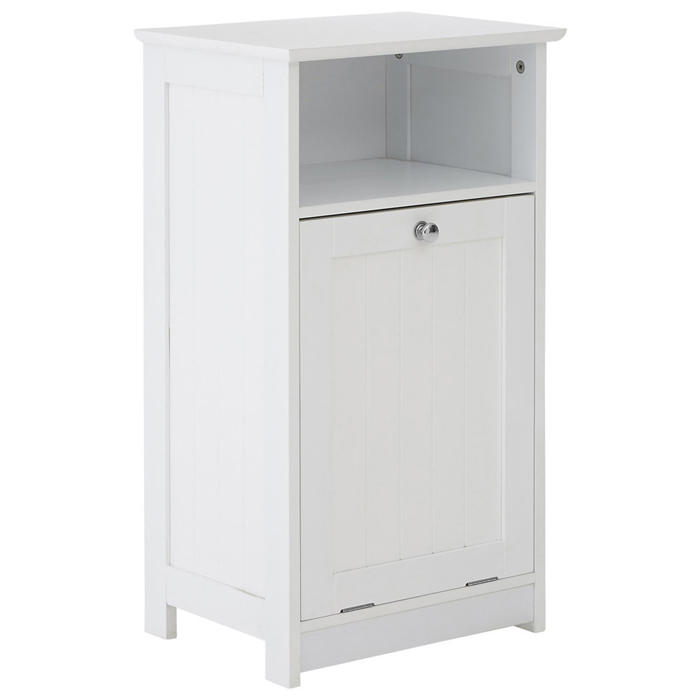 Premier Housewares Single Door White Portland Floor Cabinet Image 2