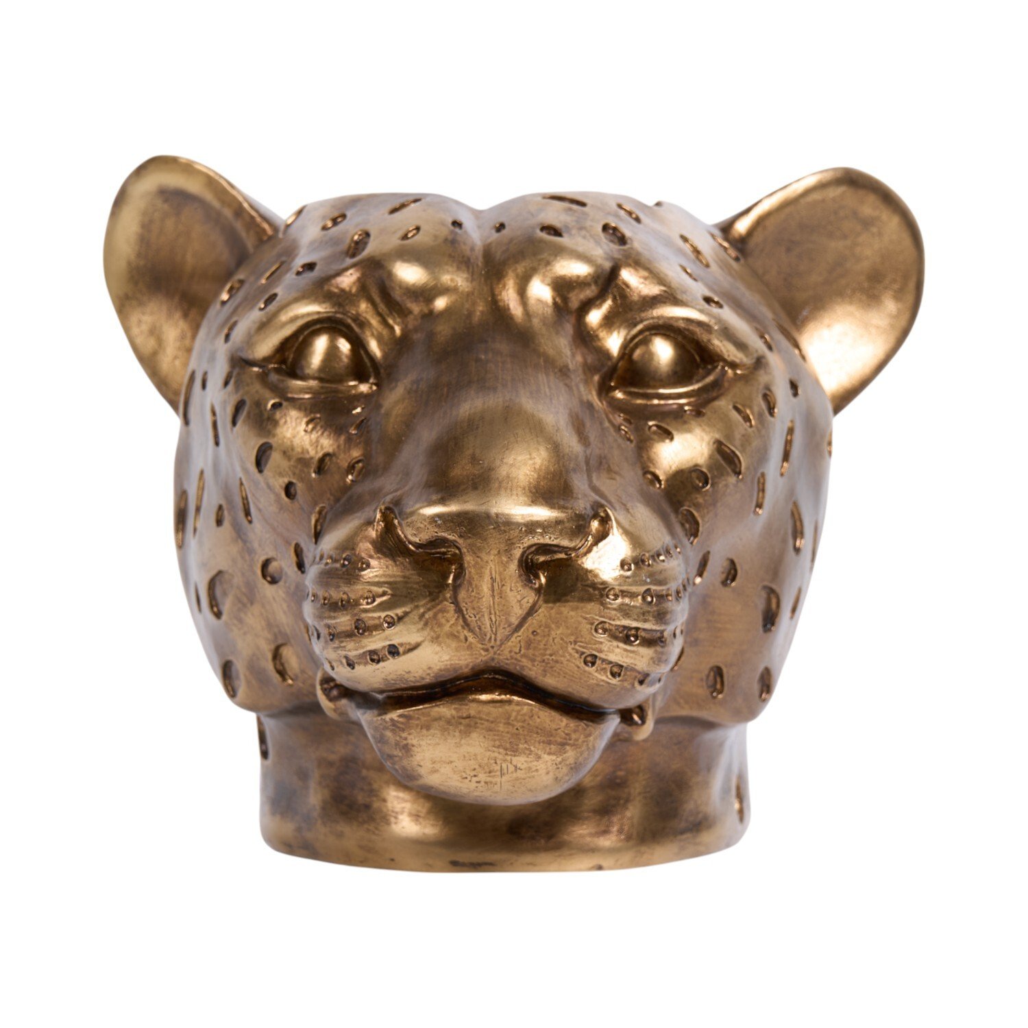 Leopard Candle Holder Gold Image 1