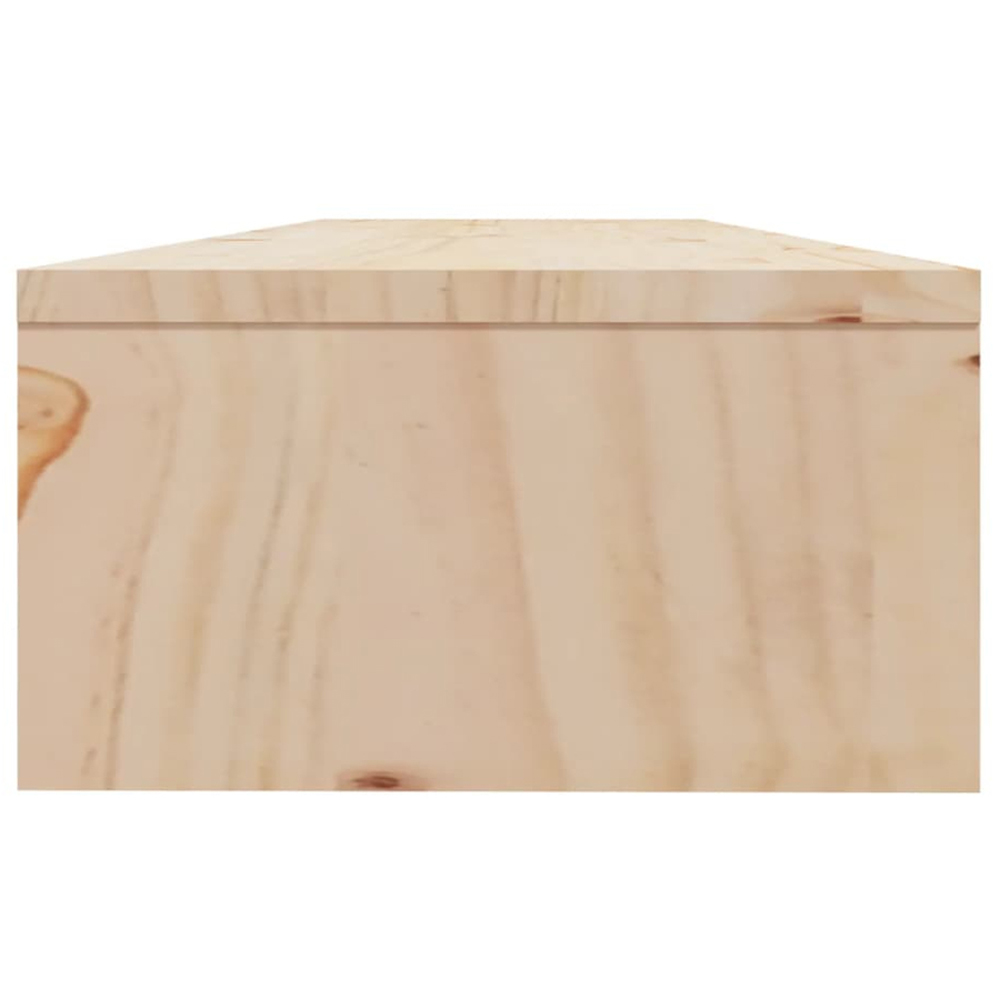 vidaXL Natural Solid Pine Wood Monitor Stand Image 5
