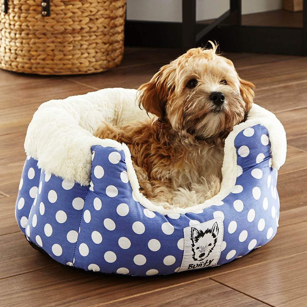 Bunty Deep Dream Small Blue Pet Bed Image 2