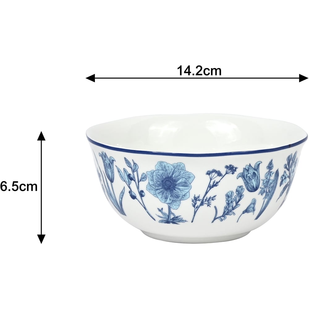 Waterside Floral Blue 16 Piece Dinner Set Image 6
