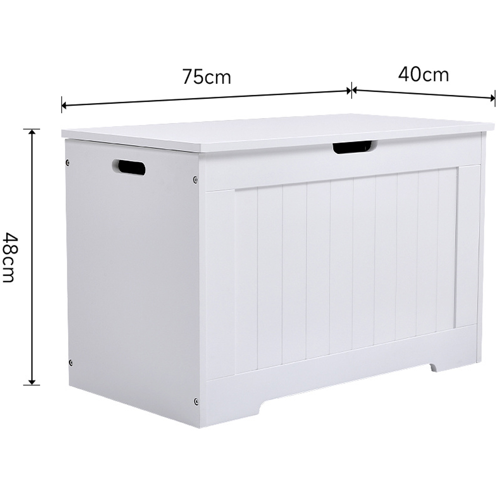 H&O Direct White Kids Toy Organiser Image 6