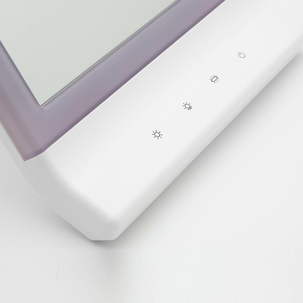 Envie White USB And Battery Operated LED Multi-Light Beauty Mirror Image 4