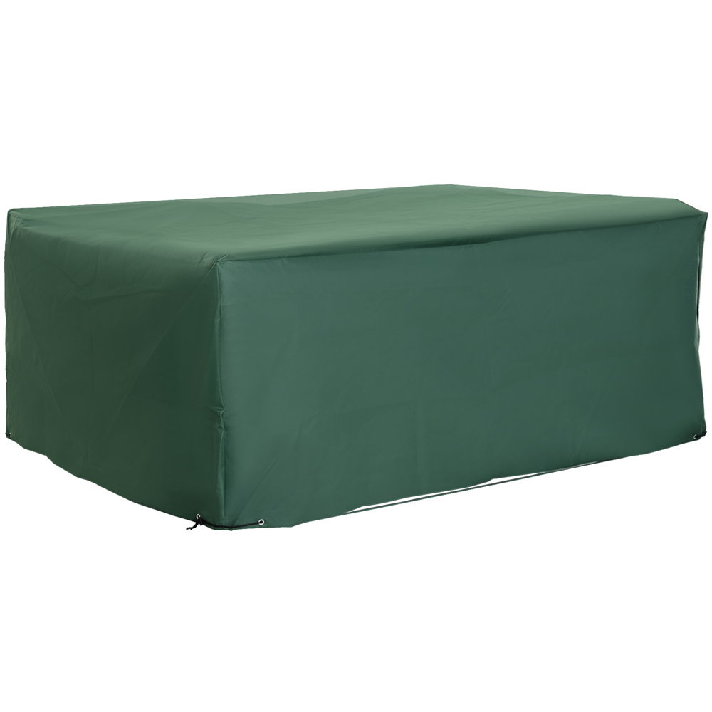Outsunny Green 600D Oxford Anti-UV Garden Furniture Cover 205 x 145 x 70cm Image 1