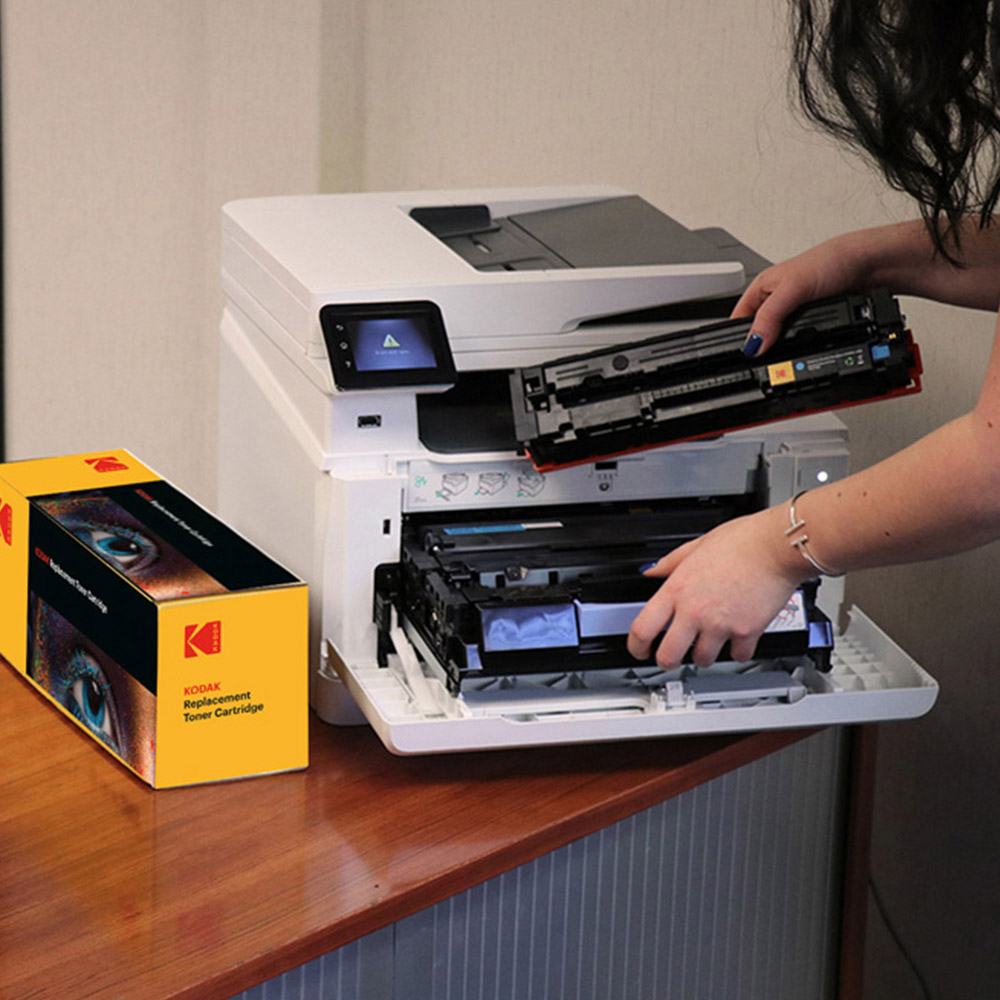 Kodak HP CE412A Yellow Replacement Laser Cartridge Image 3