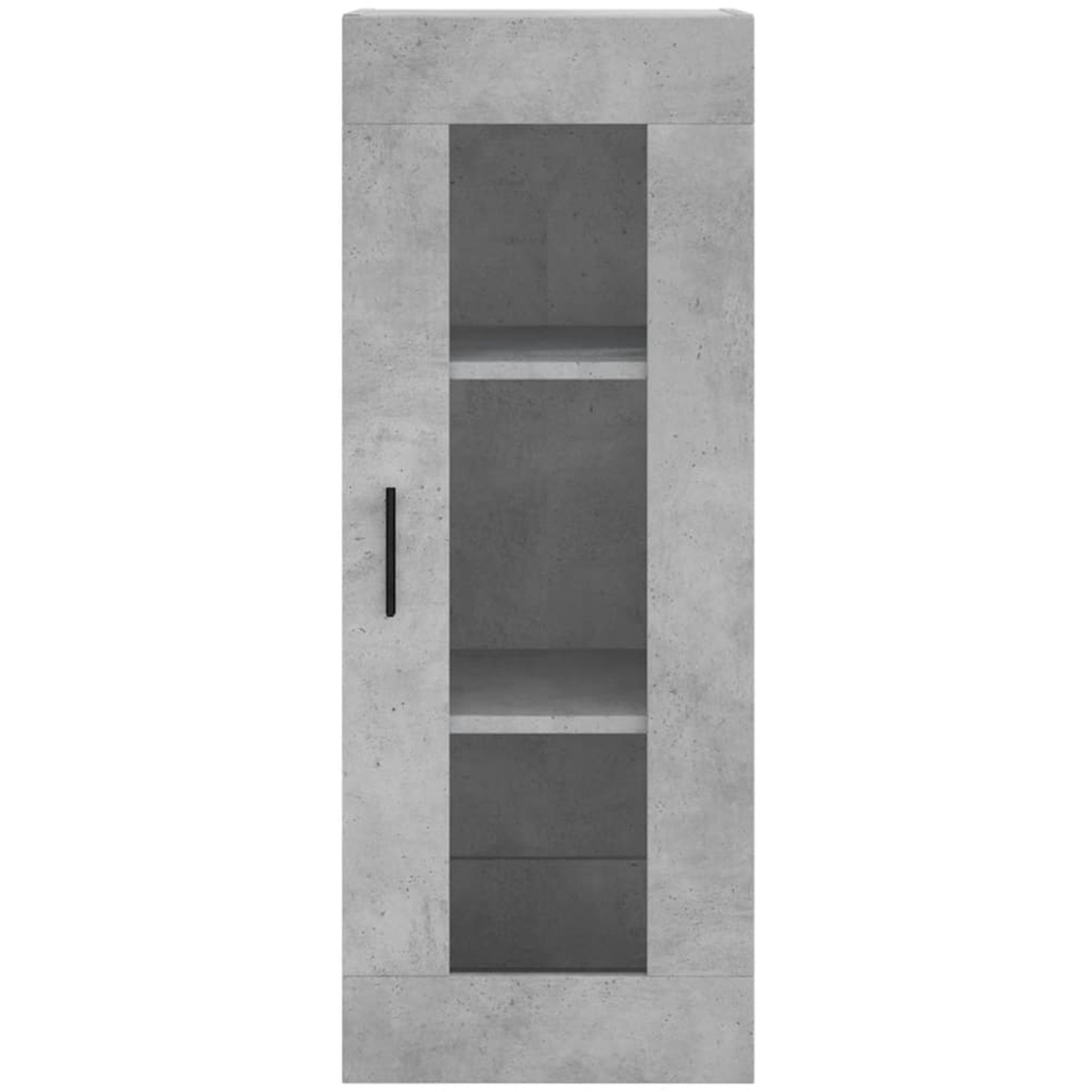 vidaXL 2 Door Concrete Grey Highboard Image 6