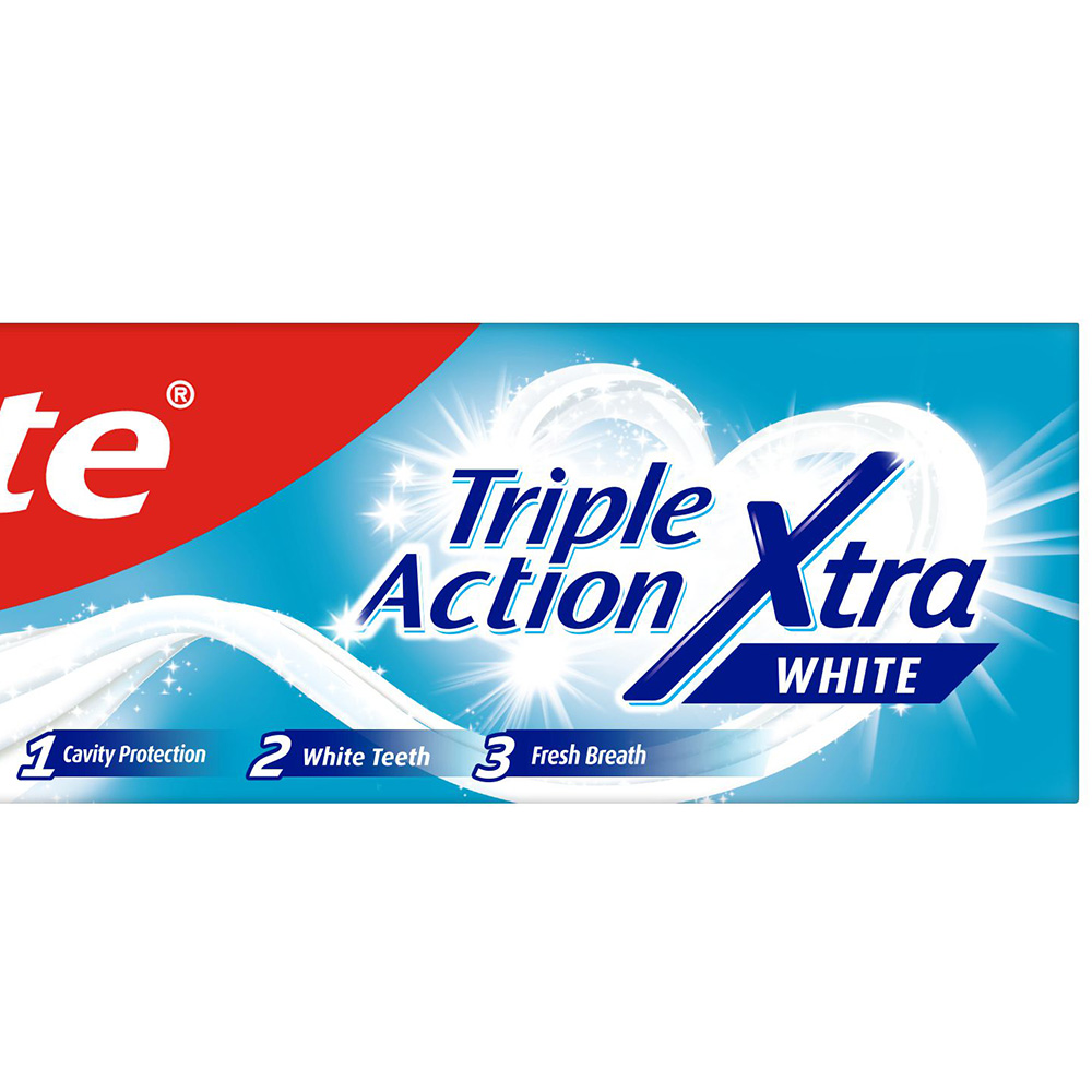 Colgate Triple Action Xtra White Toothpaste 75ml Image 3
