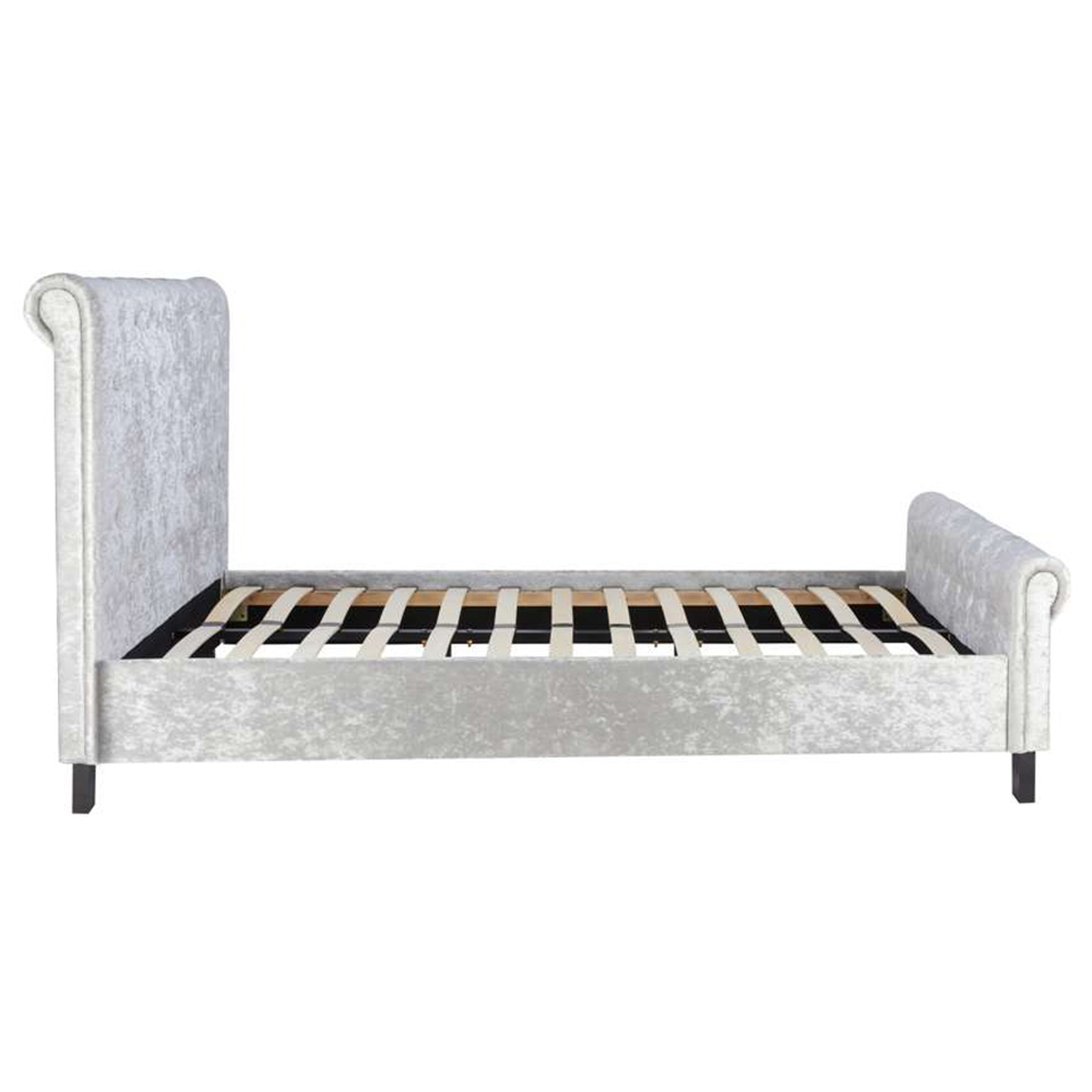 Sienna Small Double Grey Bed Frame Image 4