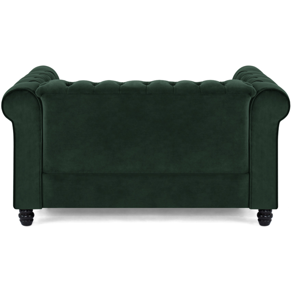 Home Detail Chesterfield 2 Seater Studded Green Velvet Sofa Image 3