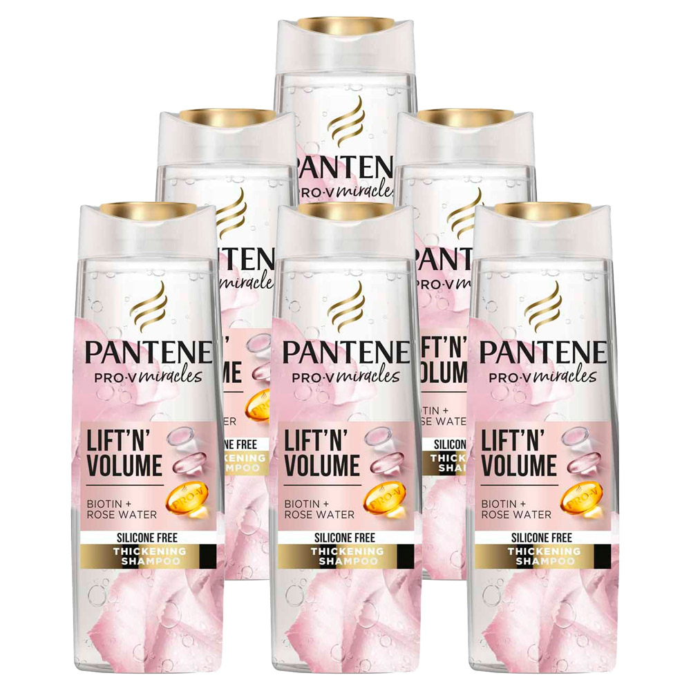 Pantene Miracles Lift N Volume Shampoo Case of 6 x 400ml Image 1