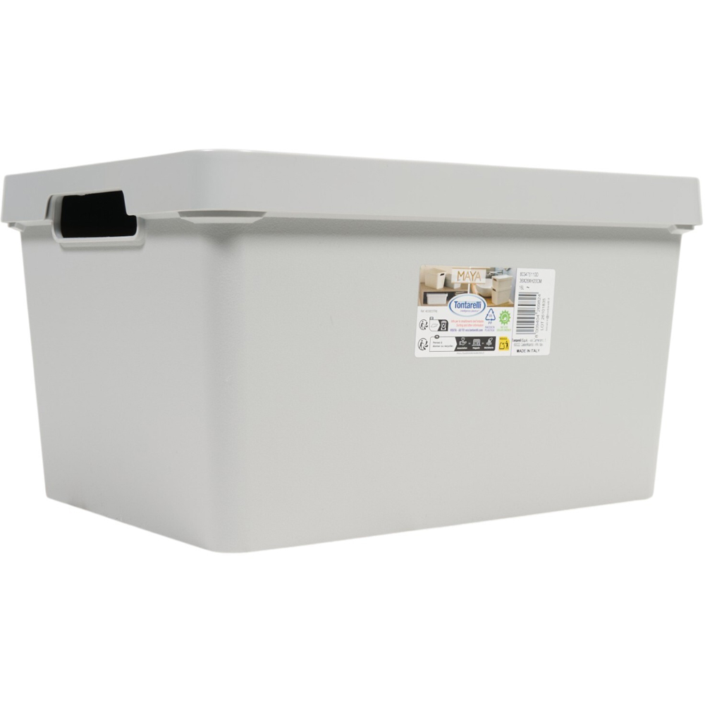 Matte Large Storage Box Grey Image 2