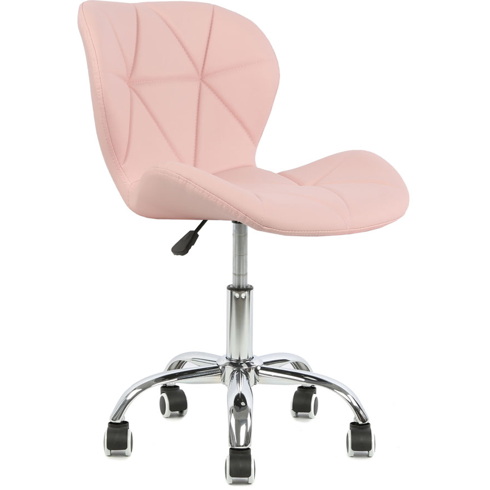 Orion Pink Swivel Office Chair Image 3