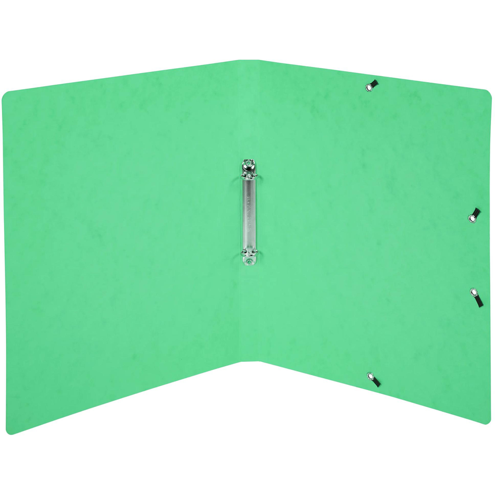 Exacompta A4 Soft Green 2R Elasticated A4 Ring Binder 10 Pack Image 2