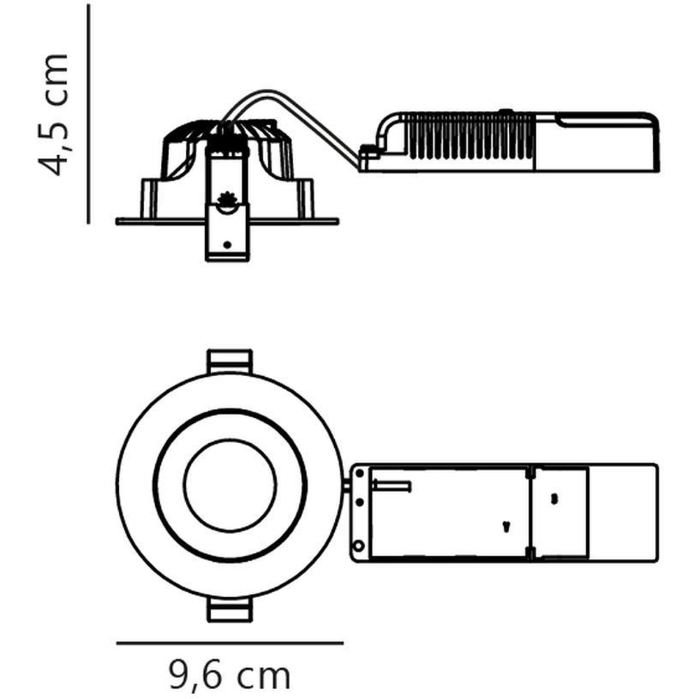 Nordlux Aliki White Adjustable LED Downlight Image 6
