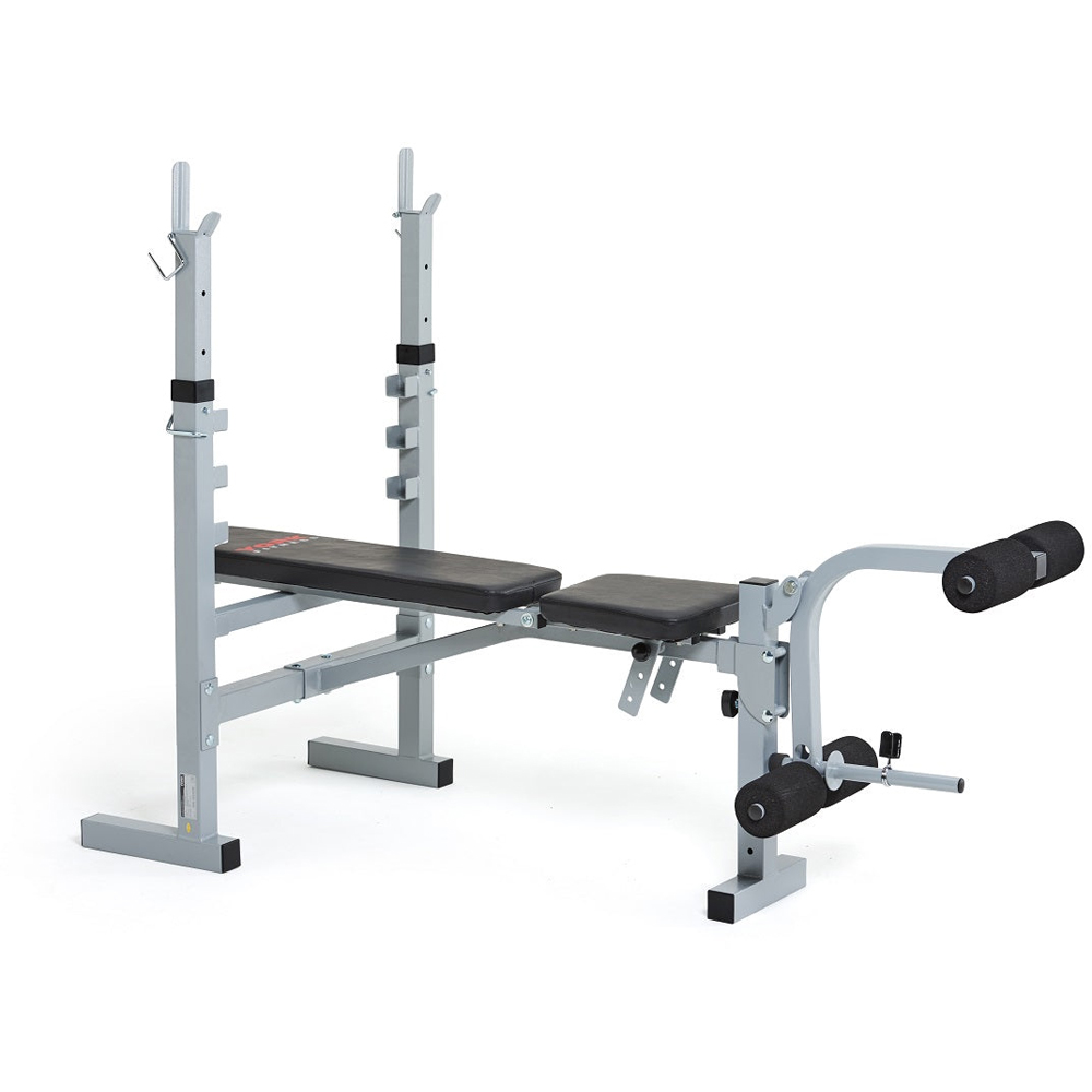York B530 Grey Heavy Duty Multi-Function Barbell Bench Image 2