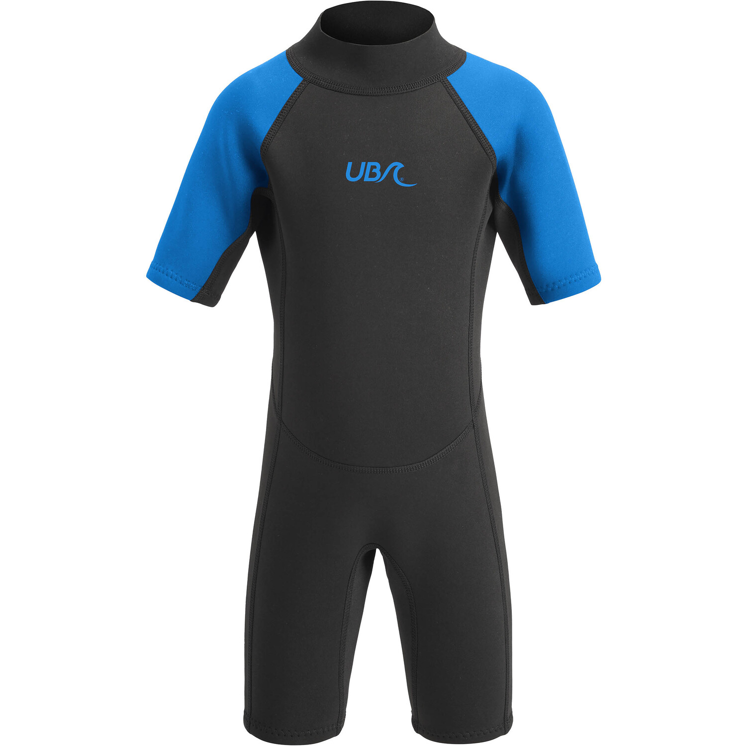 Short Length Kids Wetsuit - Blue Image 1