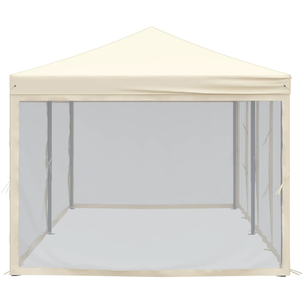 vidaXL 3 x 6m Cream Foldable Gazebo Party Tent Image 4