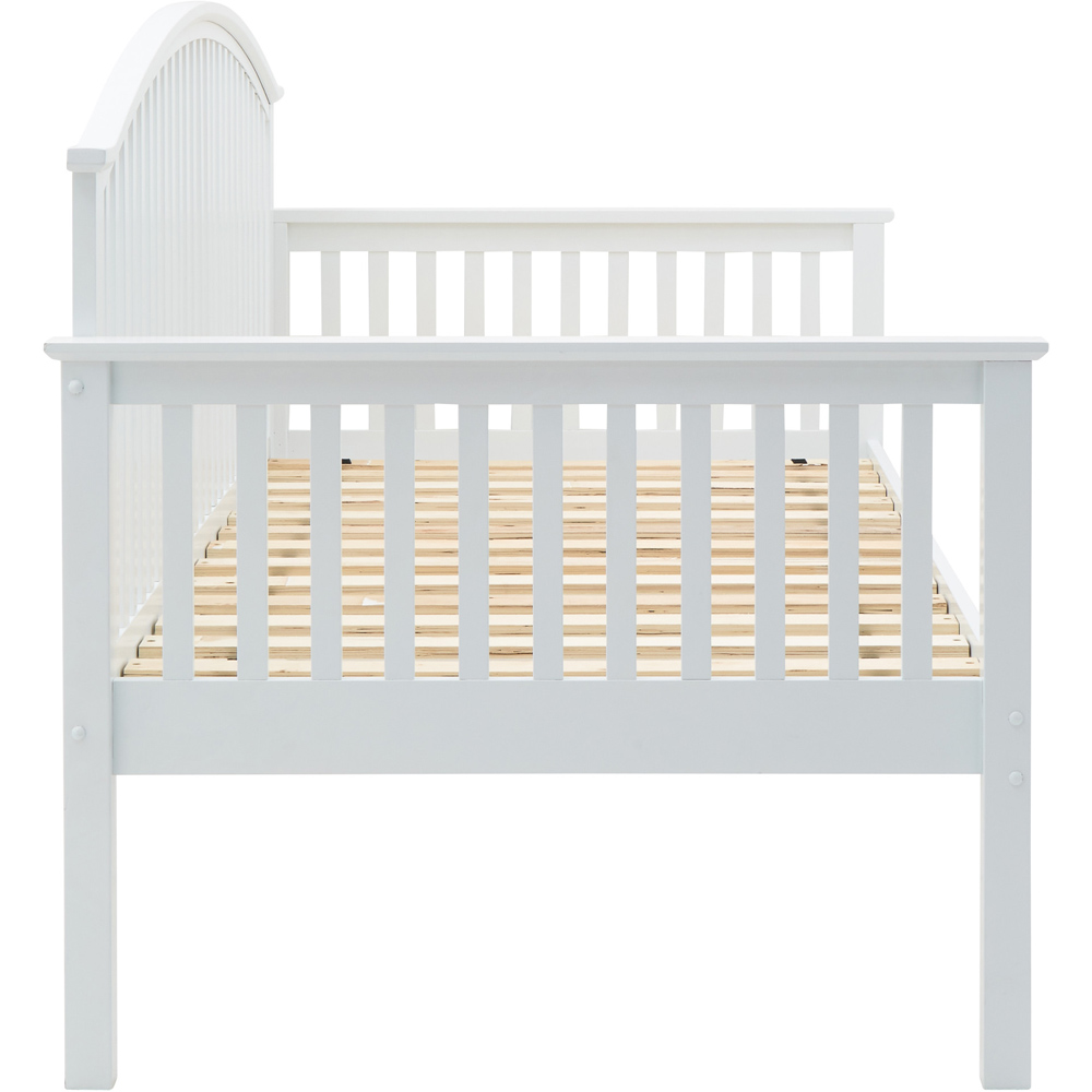 GFW Madrid Single White Wooden Day Bed Image 5