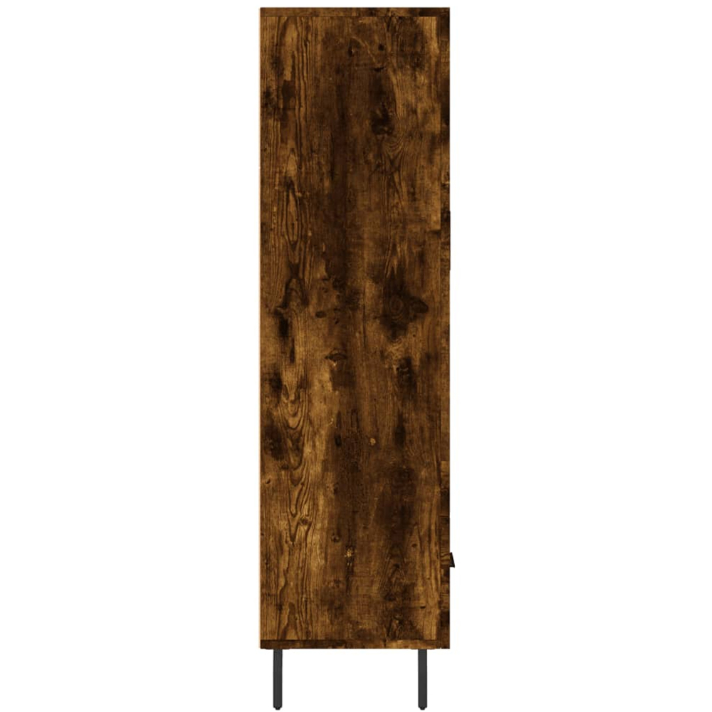 vidaXL 2 Glass Door Single Drawer Sonoma Oak Highboard Image 7