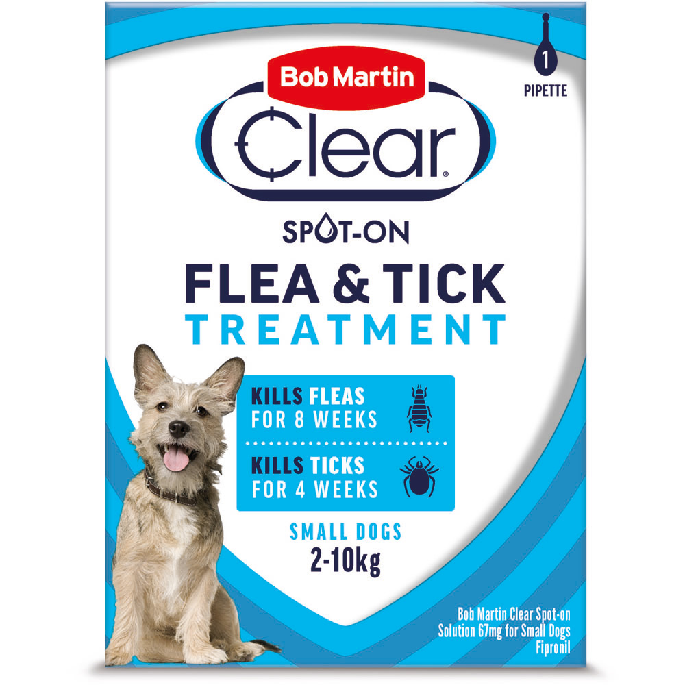 Bob Martin FleaClear Spot On Solution for Small Dogs 67mg Image 1