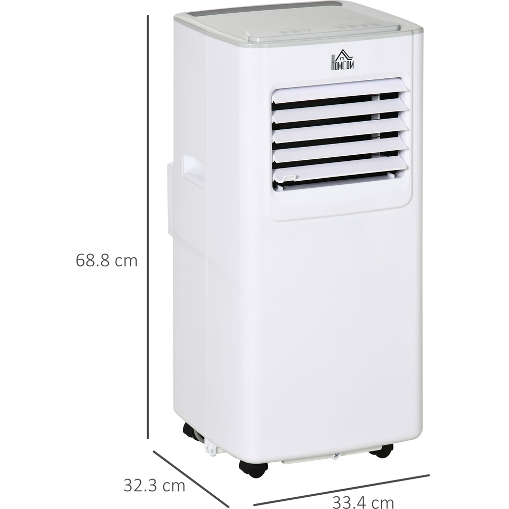 HOMCOM White Mobile AC Unit Image 4