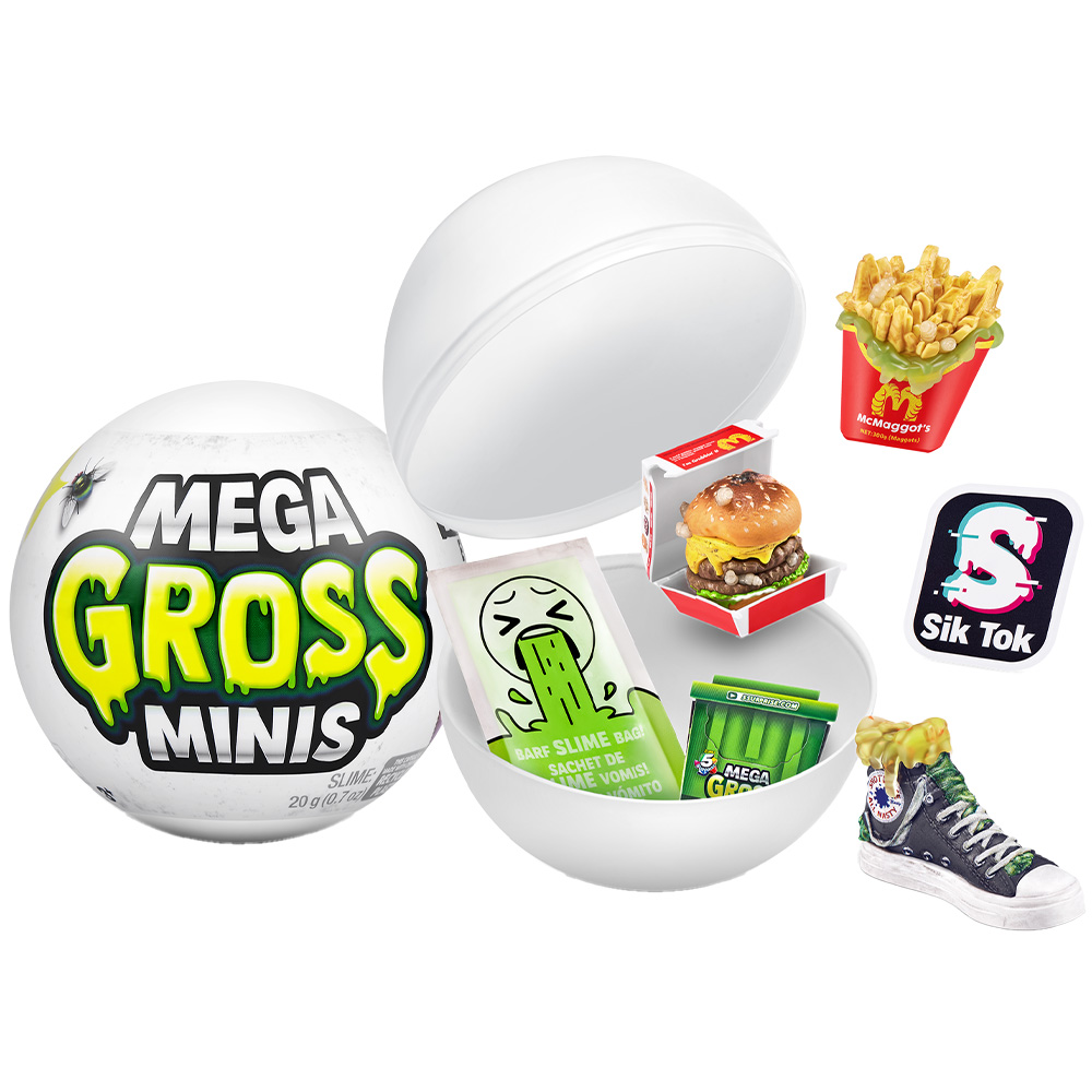 Single Zuru White Mega Gross Minis in Assorted styles Image 1
