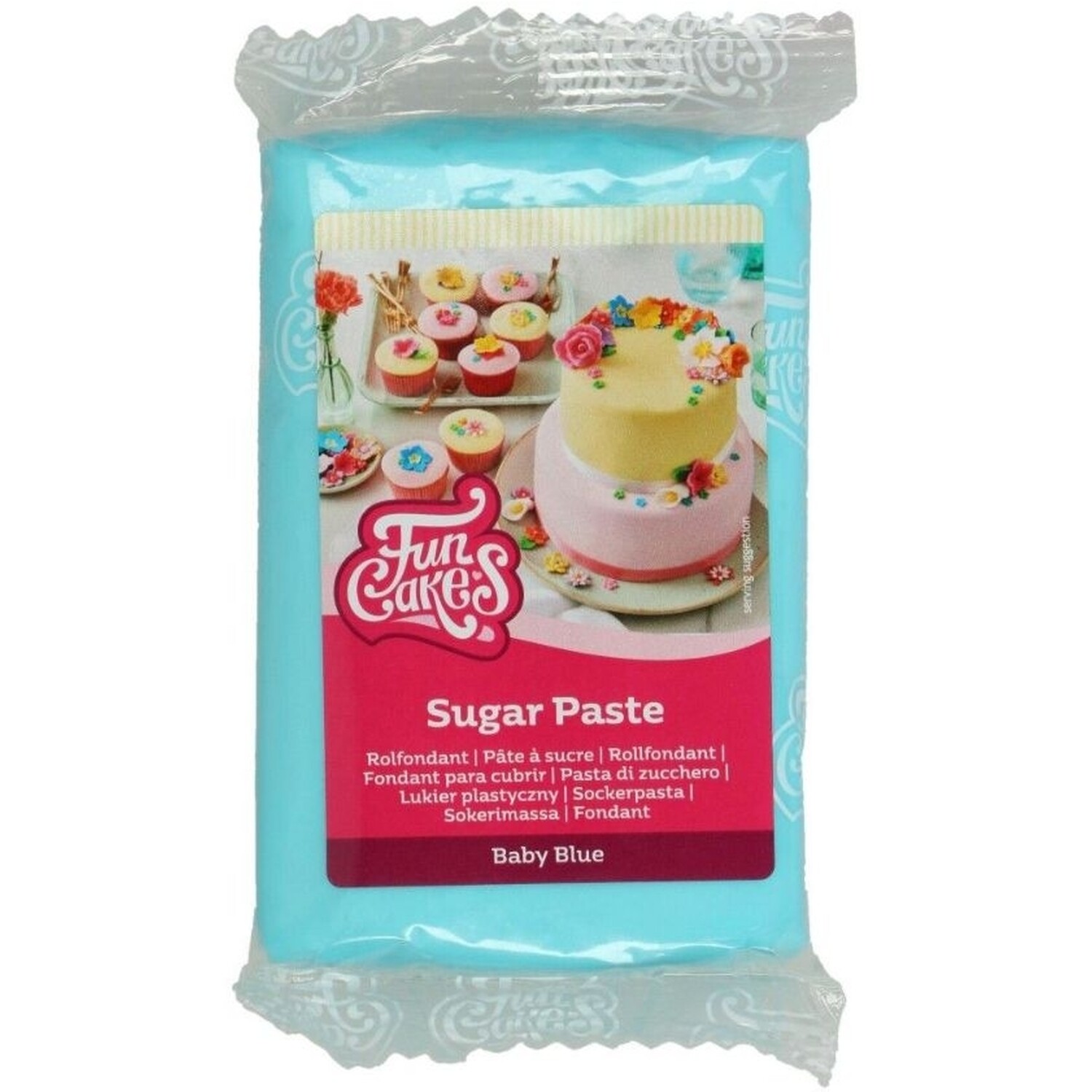 Funcakes Sugar Paste - Baby Blue Image 1