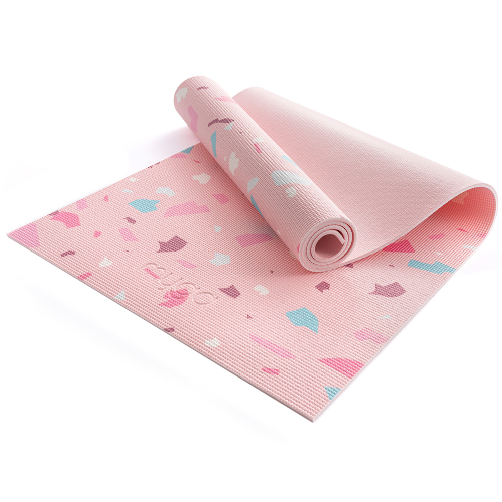 Myga Terrazzo Pattern Yoga Mat Image 1