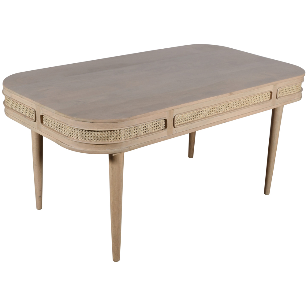 Brooklyn Valencia 8 Seater Cane and Mango Wood Dining Table Image 2