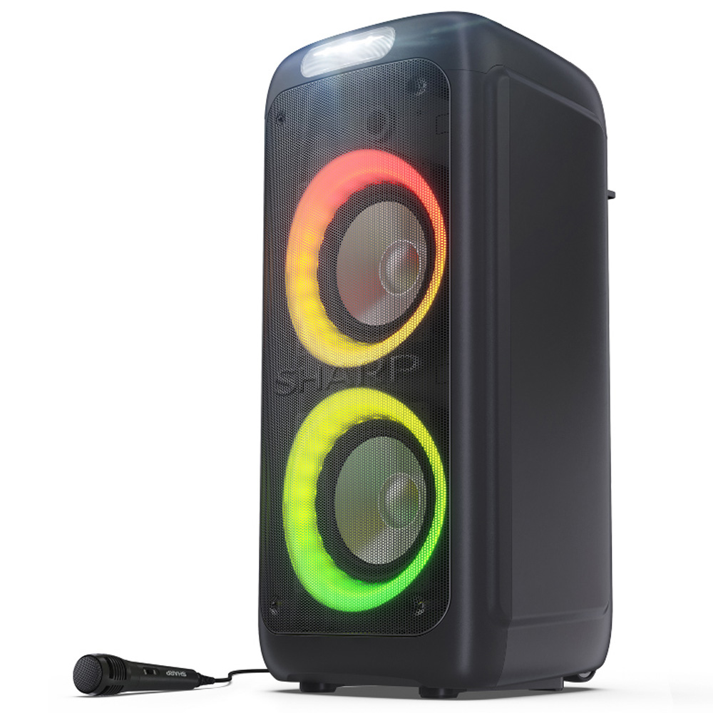 Sharp Black Xparty Street Beat Party Speaker Image 1