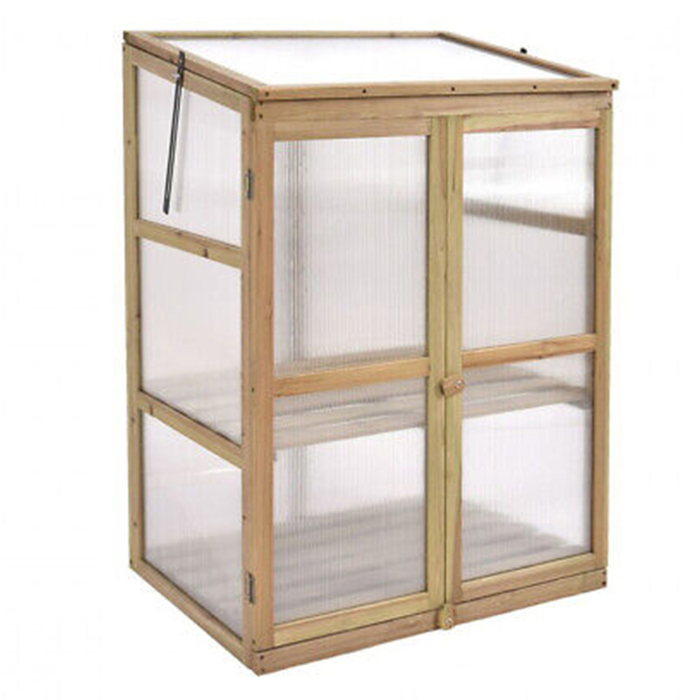 Neo Brown Cold Frame 2 x 1.5ft Greenhouse Image 1
