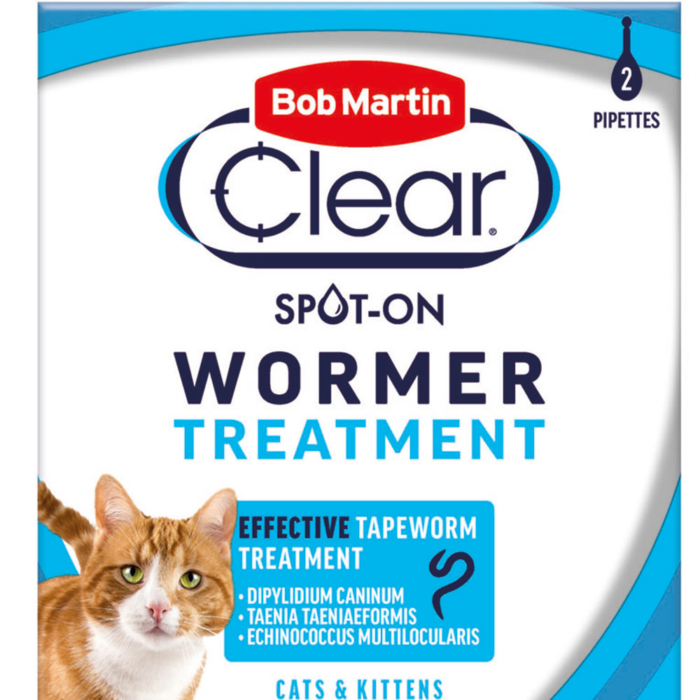 Bob Martin Cat and Kitten Spot On Dewormer 2 x 20mg Image 2