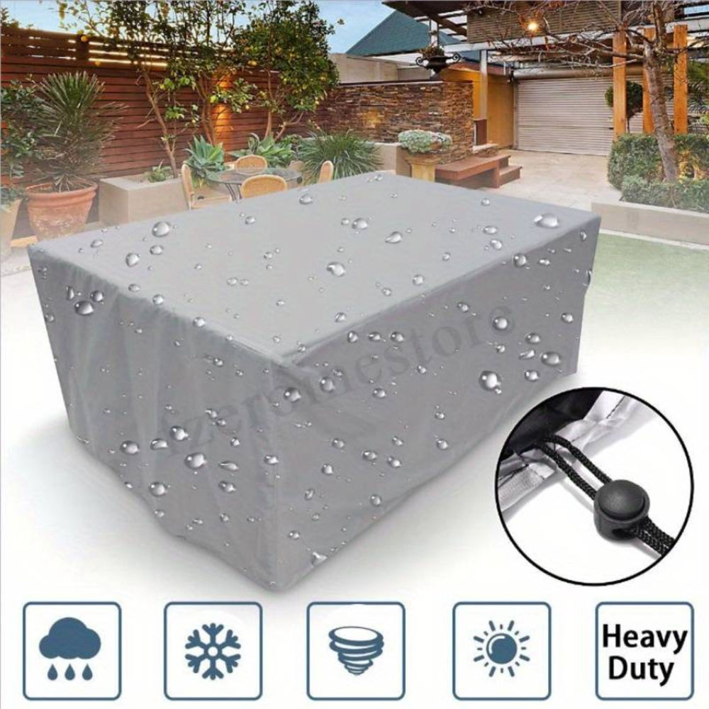 Outdoor Living 4 Piece Grey Rattan Guard Waterproof Cover Image 3