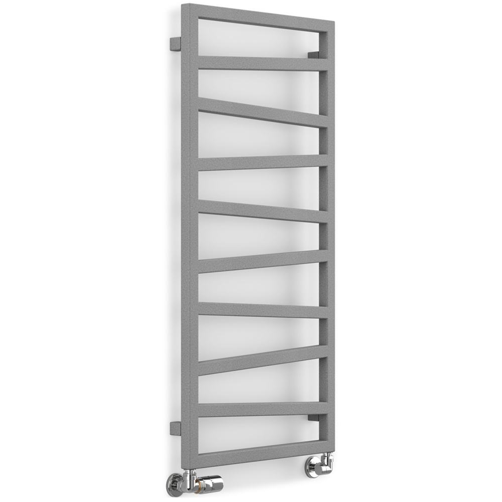 Terma Zig Zag Salt n Pepper Heated Towel Rail 1070 x 500mm Image 1