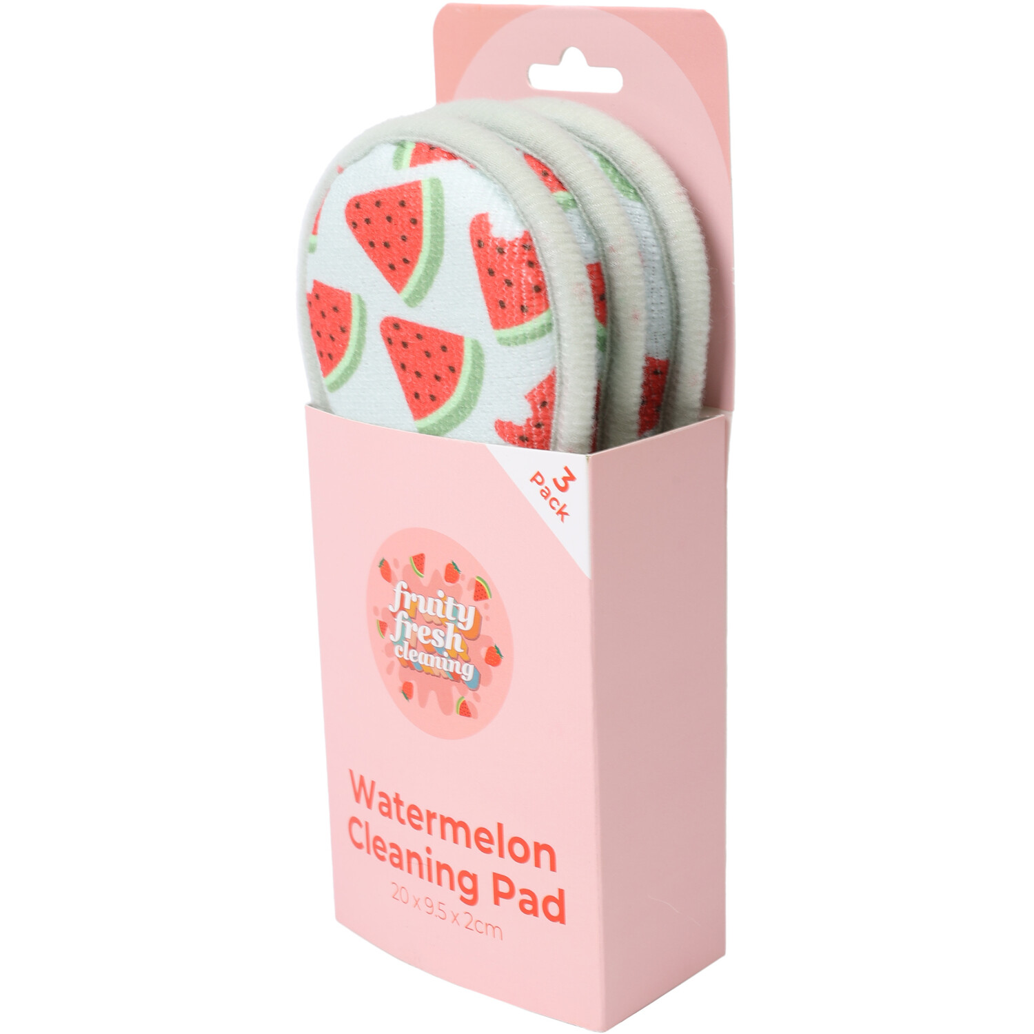 Pack of 3 Watermelon Cleaning Pads Image 2