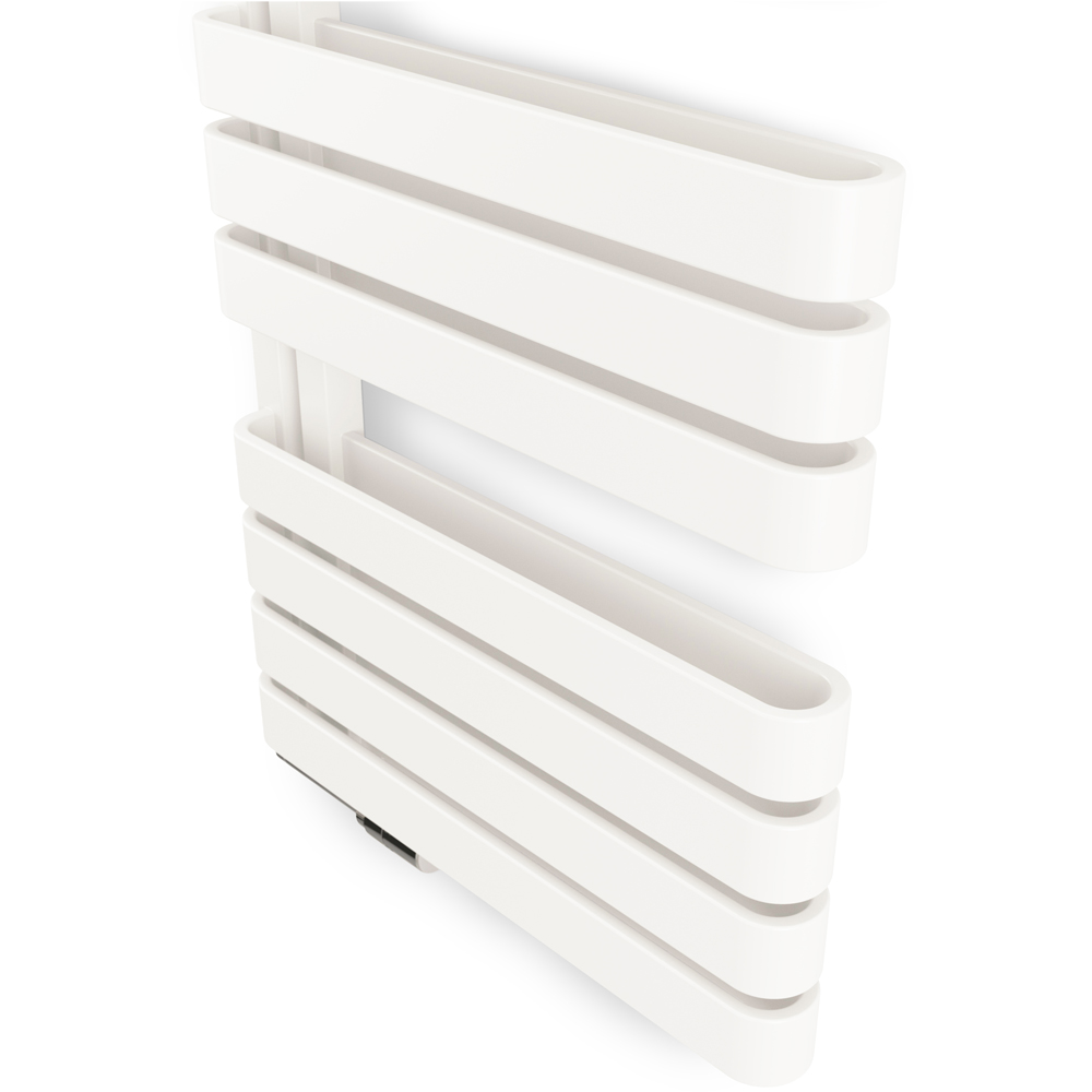 Terma Warp S Matt White Heated Towel Rail 2605 BTU 1110 x 500mm Image 5