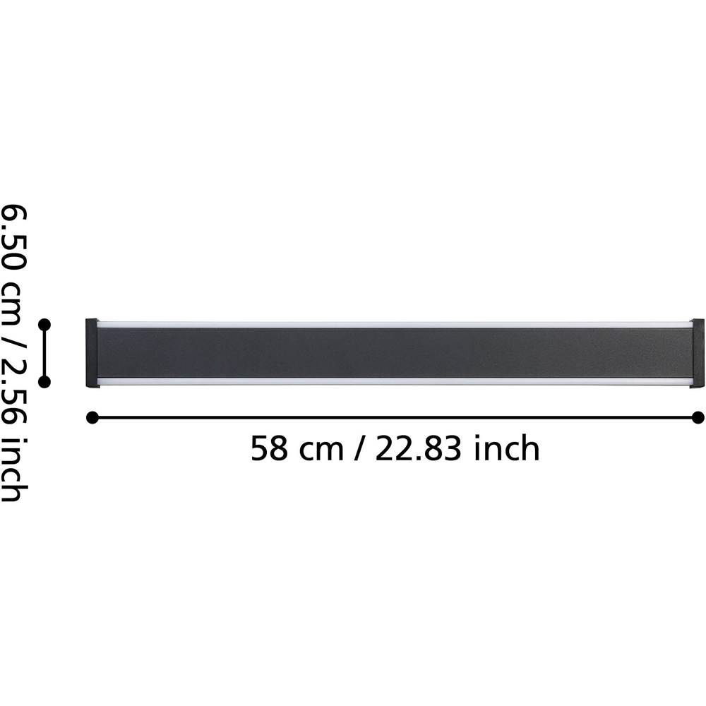 EGLO Neviano LED Black Outdoor Wall Light Image 4