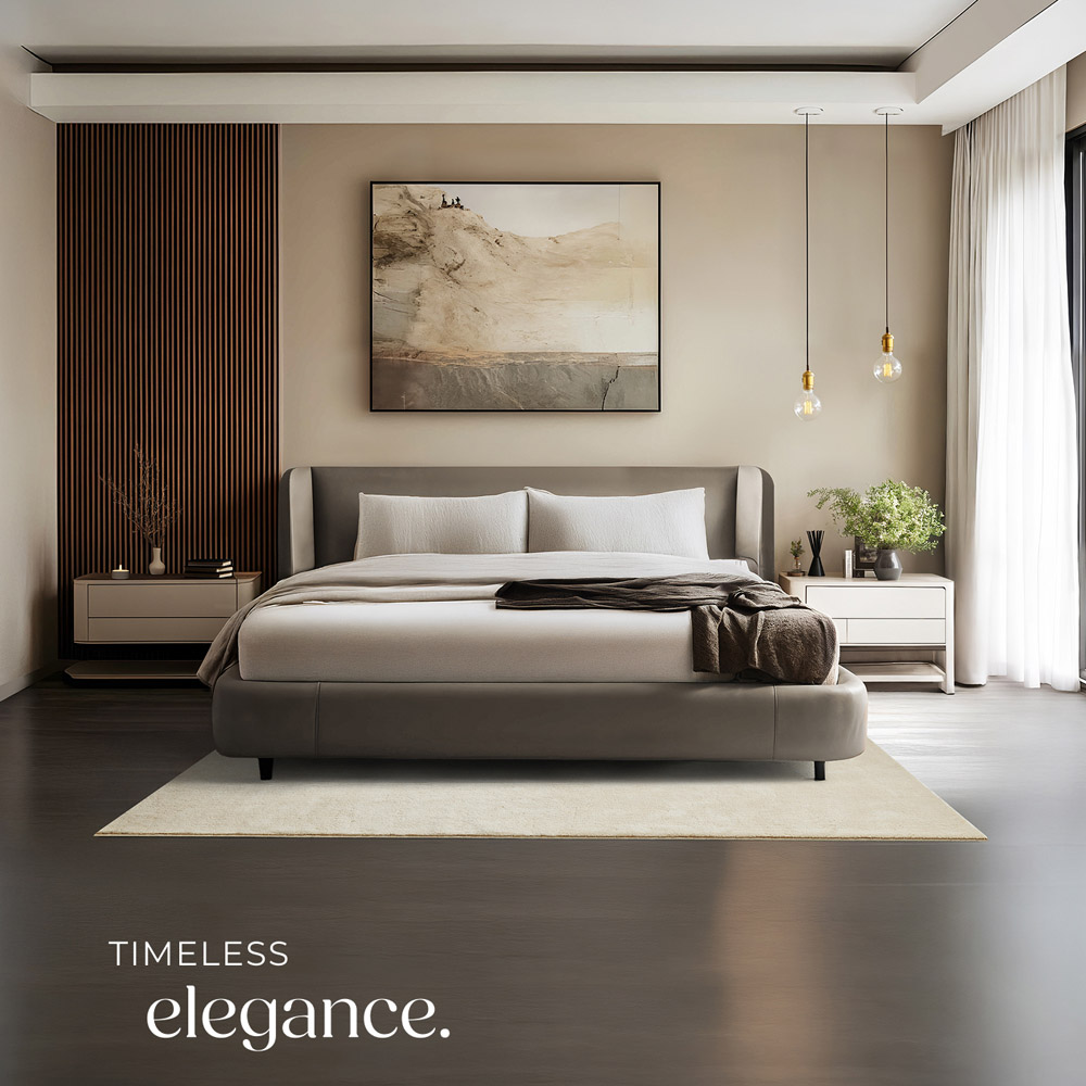 tectake Zonelle Beige Short Pile Ultra Soft Rug 200 x 140cm Image 6