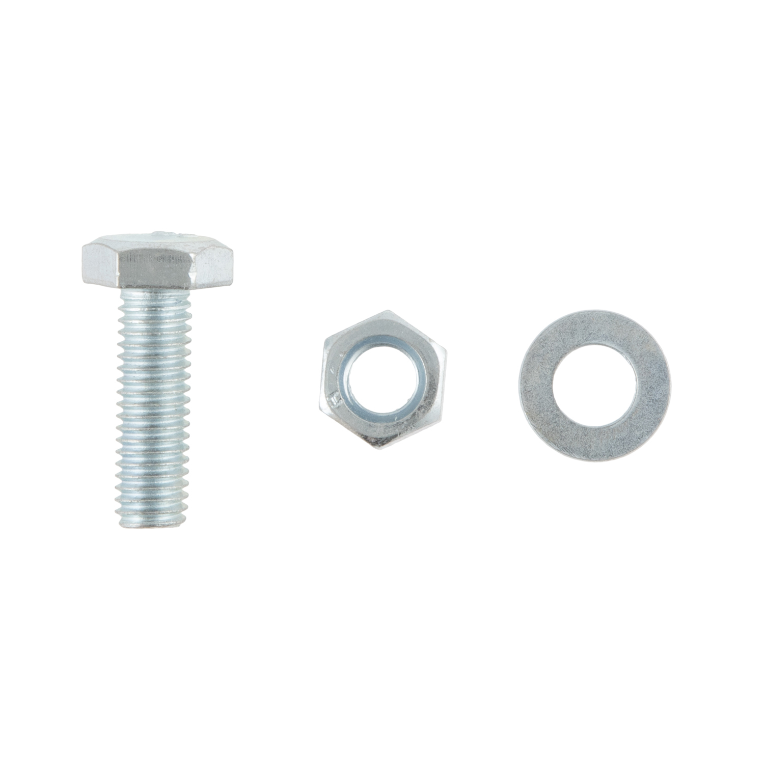 Hiatt M8 x 25mm Hex Bolt Nut and Washer 6 Pack Image 2
