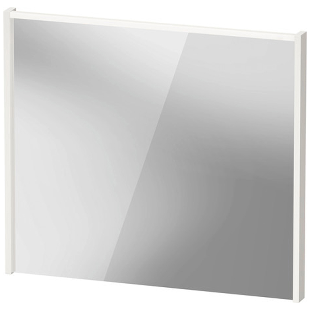Duravit D-Code Gloss White Illuminated LED Mirror 800mm x 700mm Image 1