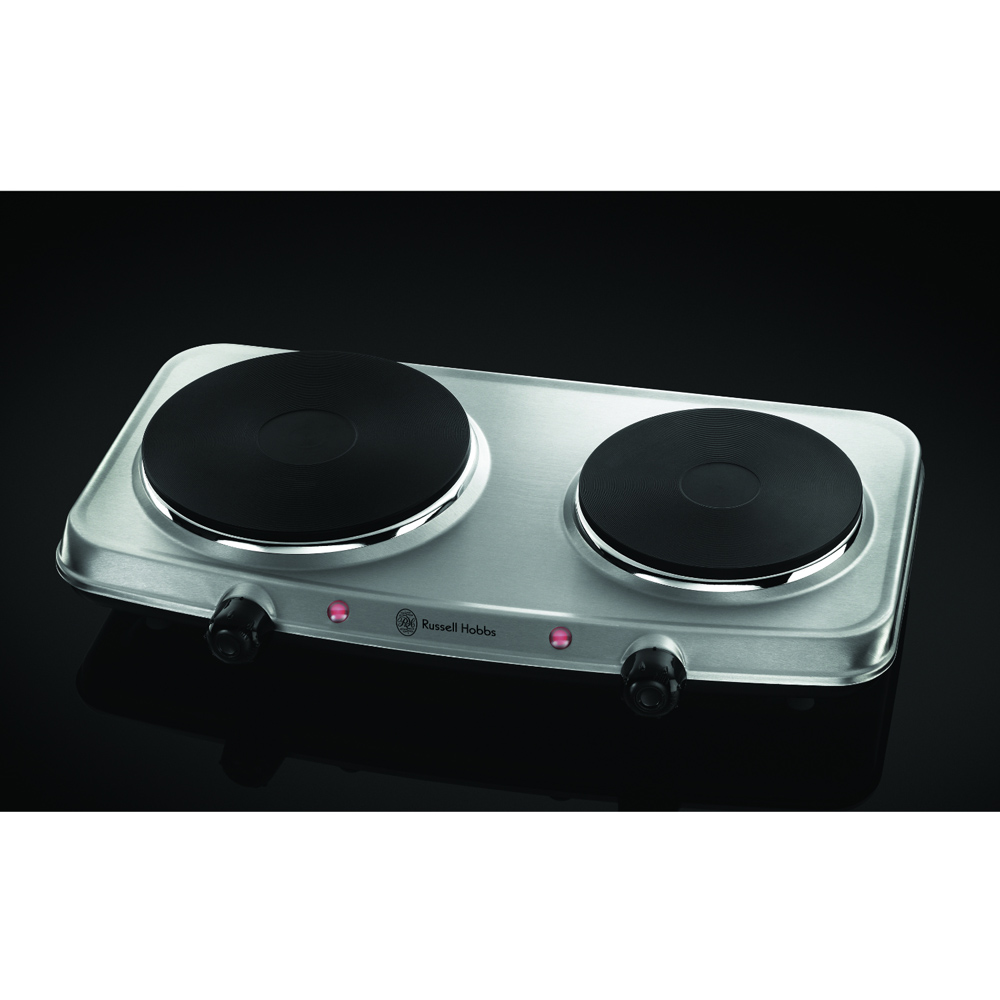 Russell Hobbs 15199 Double Hot Plate Mini Hob 2250W Image 2