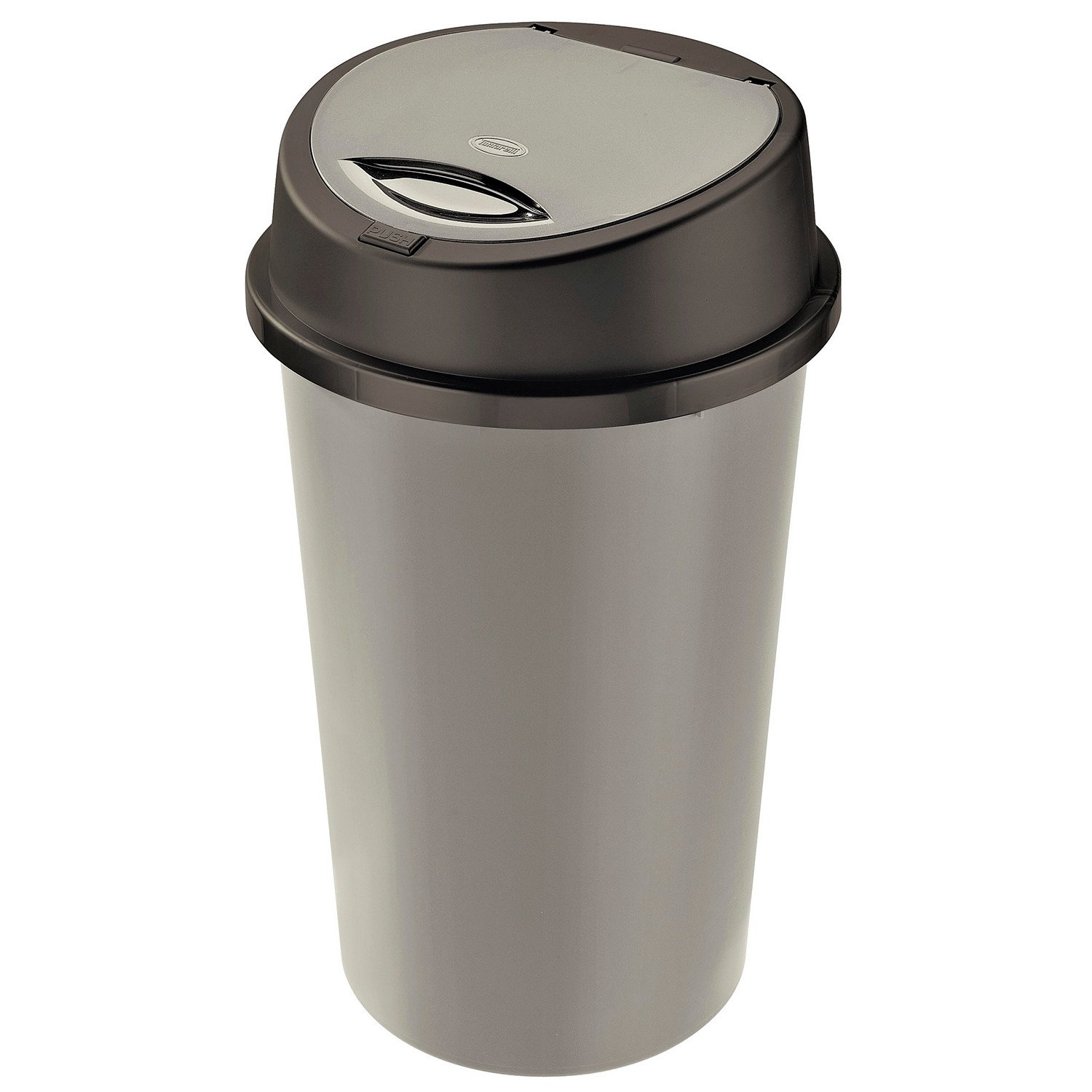 Black Touch Top Kitchen Bin 45L Image