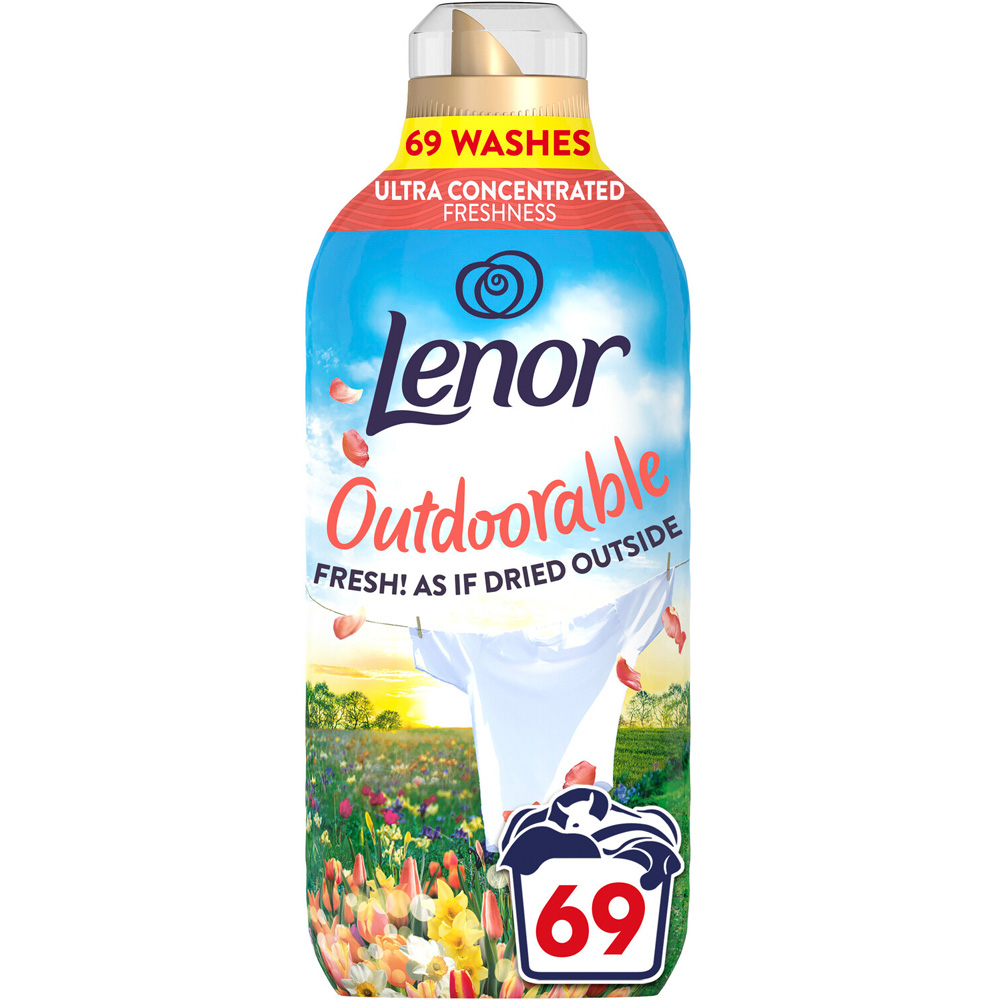 Lenor Outdoorable Fresh Fabric Conditioner 966ml First Day of Spring Image 2