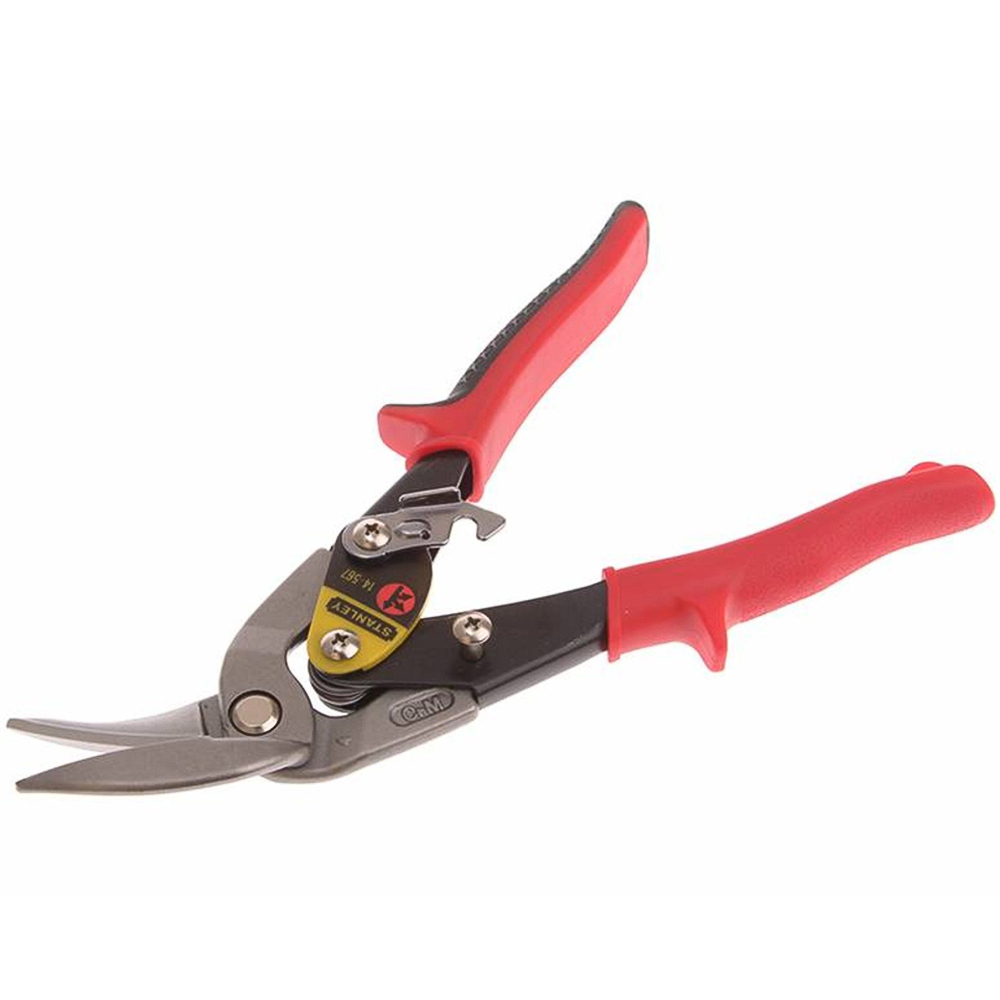 Stanley Tools Fatmax Red Left Cut Offset Aviation Snip 250mm Image 2