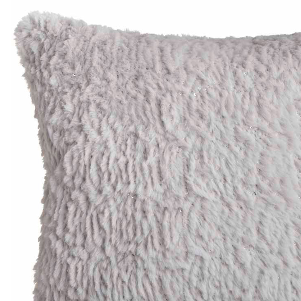 Wilko Boucle Sequin Cushion 43 x 43cm Image 3
