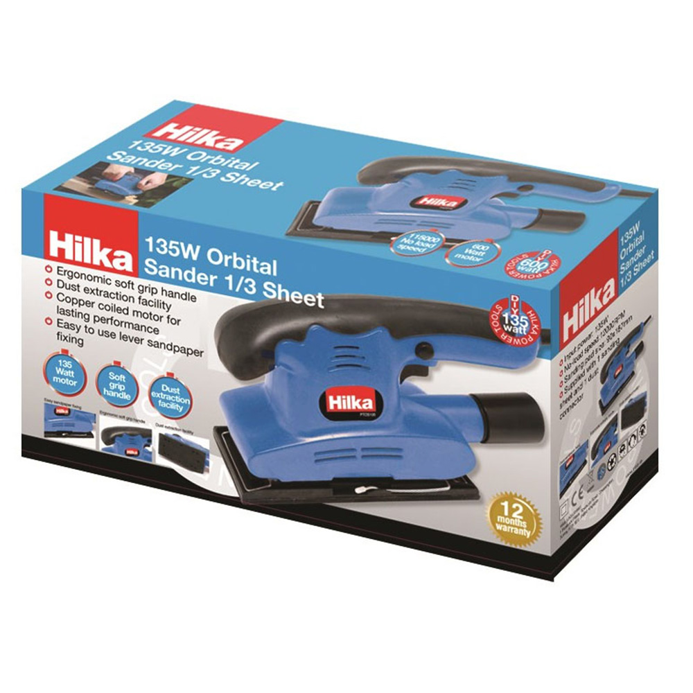 Hilka Orbital 1/3 Sheet Sander 135W Image 3