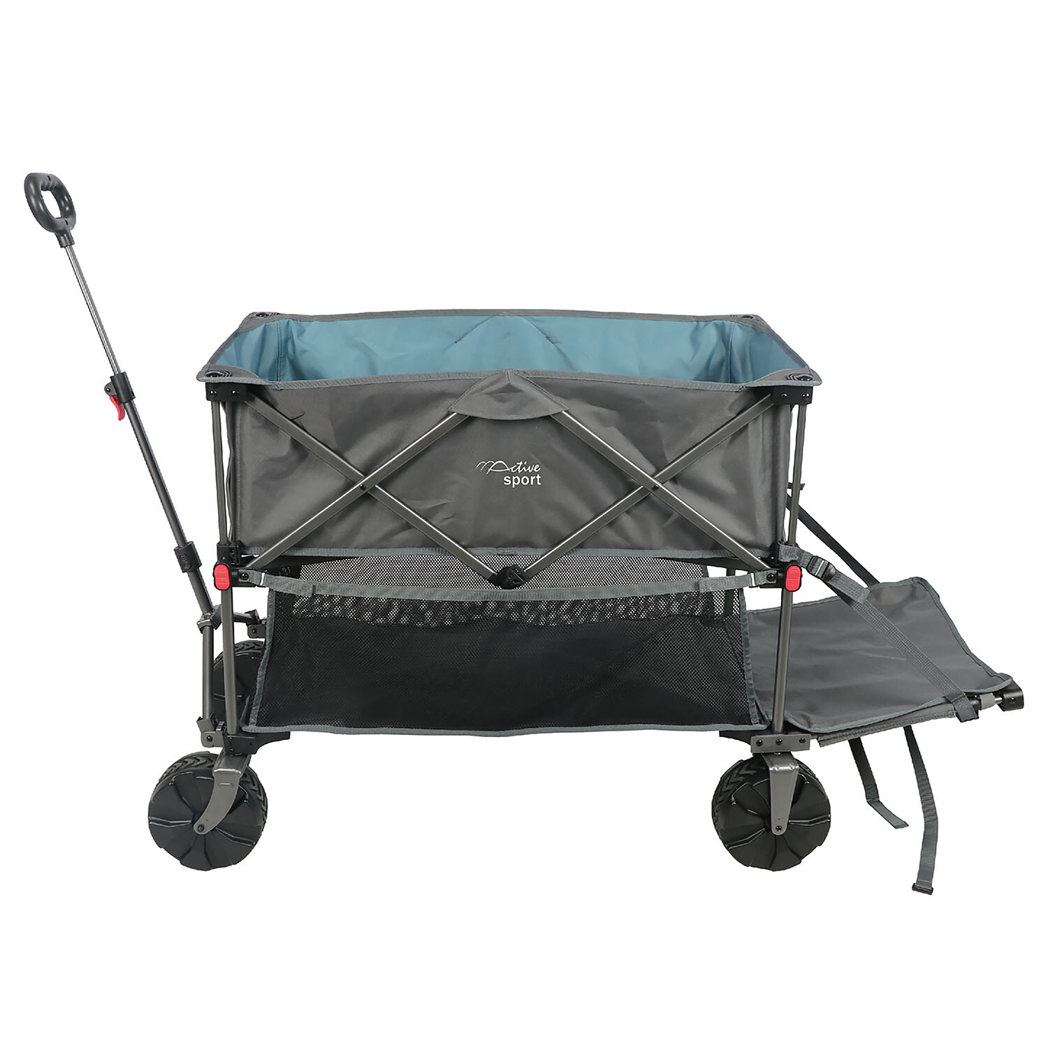 Double Decker Camping Cart - Grey and Black Image 1