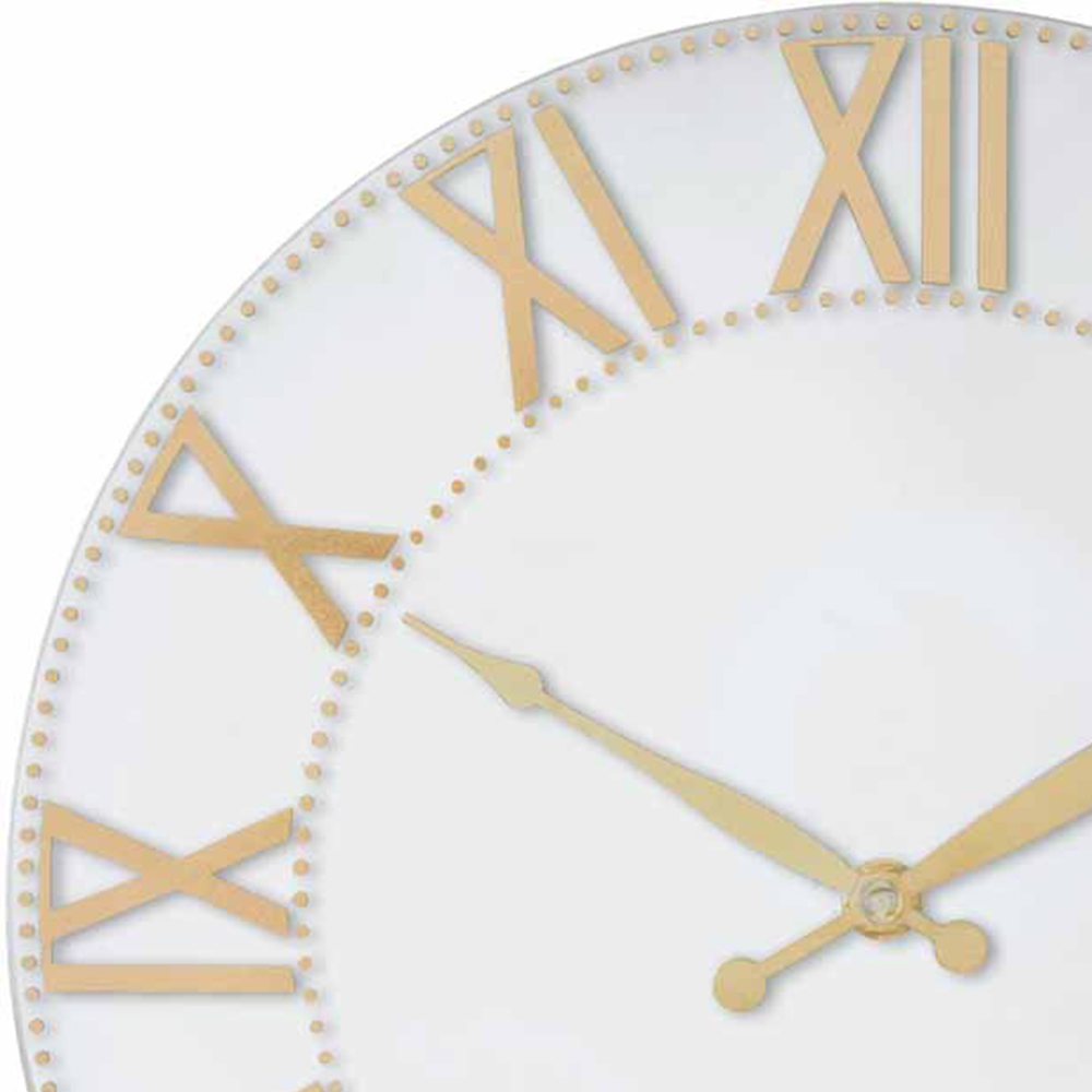 Wilko Mirrored Wall Clock Image 4