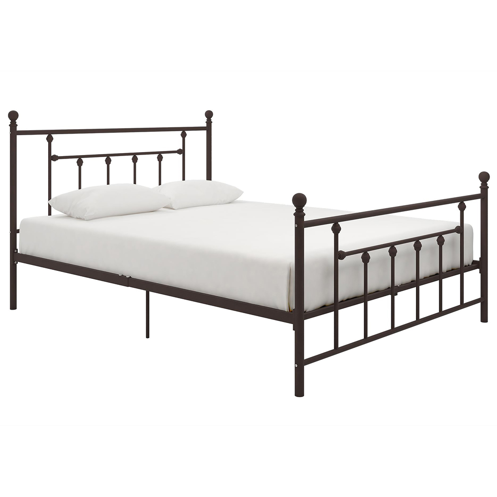 Dorel Manila King Size Bronze Metal Bed Frame Image 2