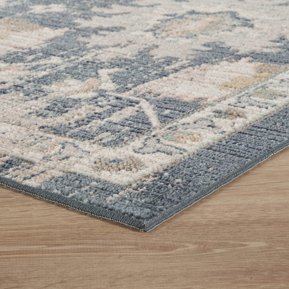 Desire Rugs Maia Navy Lagoon Floral Non Slip Rug 120 x 180cm Image 3